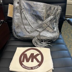 Michael Kors Silver Chain Shoulder Bag